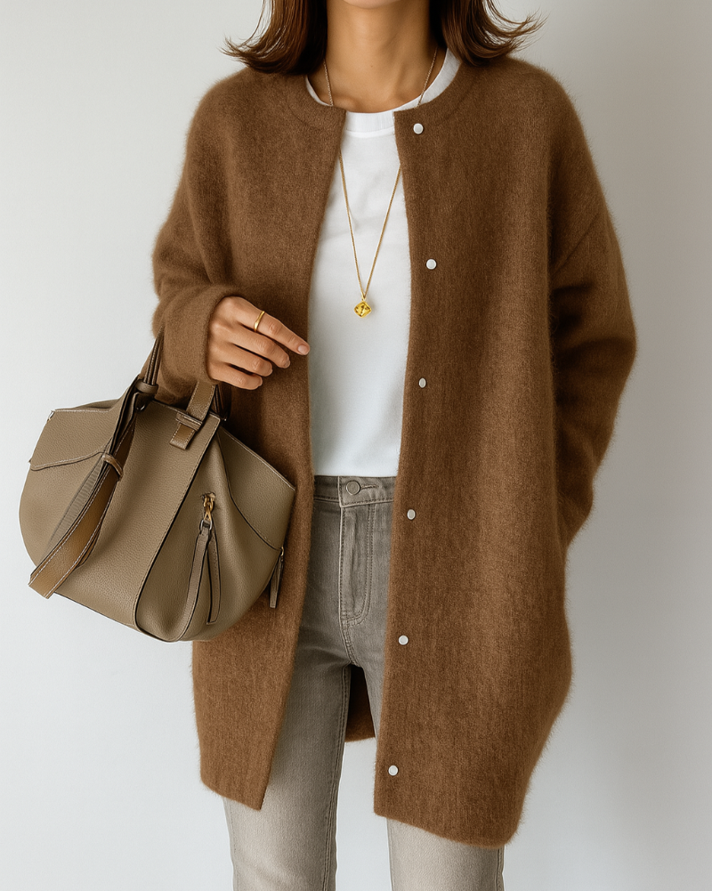 Women's Warm Simple Knit Blazer