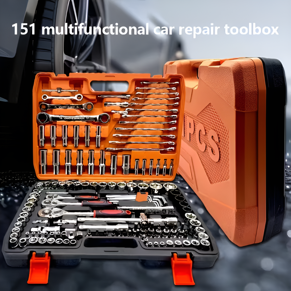 Complete 46-Piece Handyman Toolbox Set - Vossary