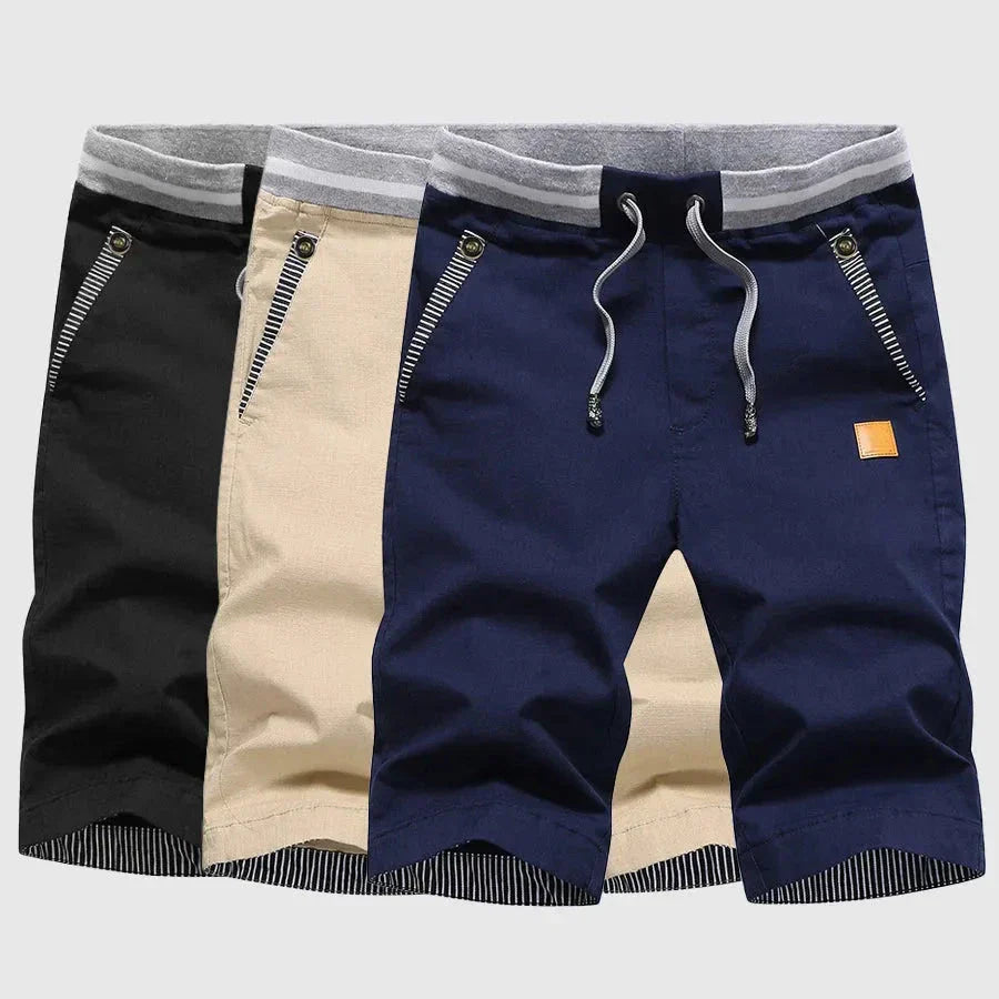 Comfortable Stretch Cotton Casual Shorts