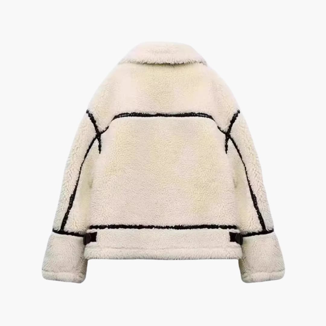 Soft Fleece Zip Up Women's Jacket with Pockets