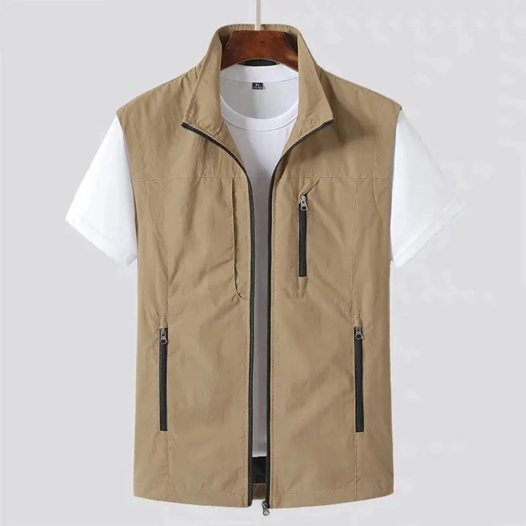 Breathable Water Resistant Zipper Vest