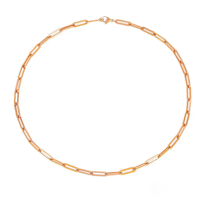 Luxury Gold Women's Chain Necklace 45cm