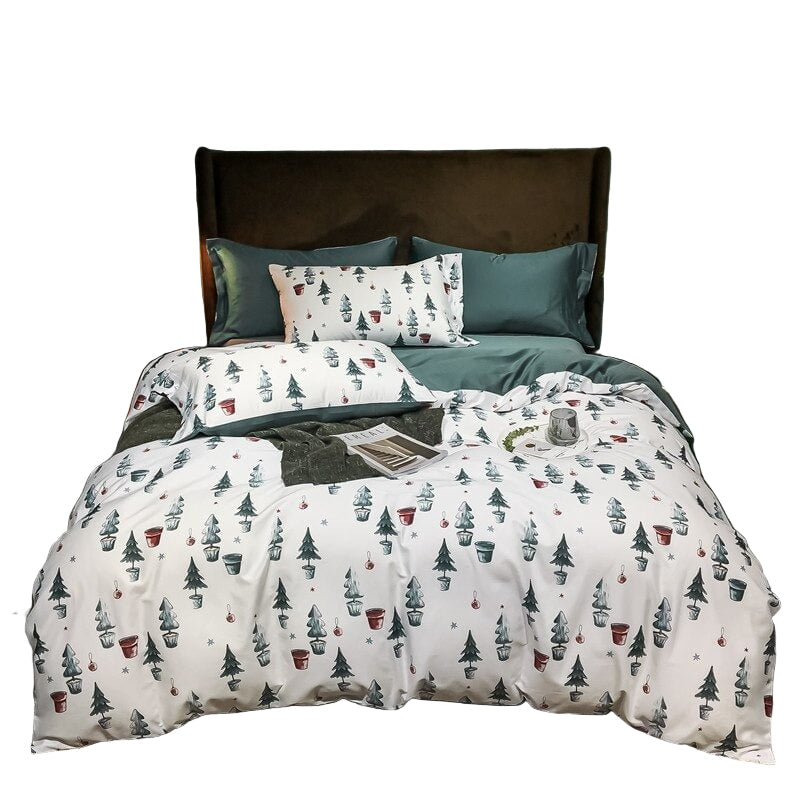 Winter Wonderland Snowflake Christmas Bed Set - Luxicro