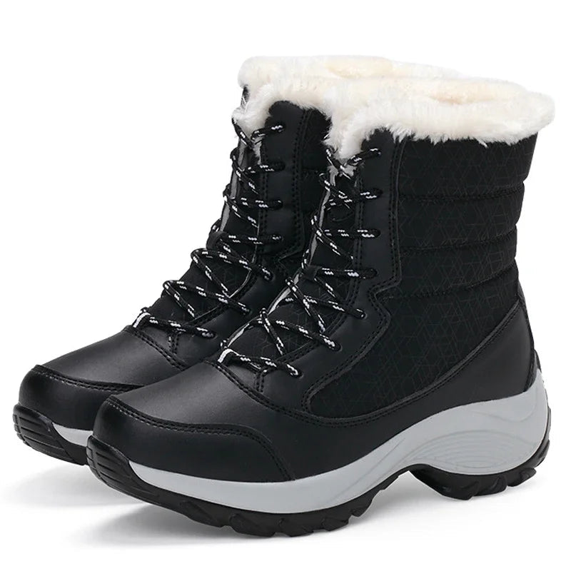 Warm Insulated Women's Winter Snow Boots