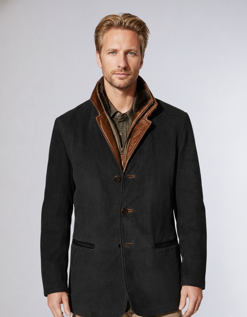 Classic Leather Men's Vintage Jacket