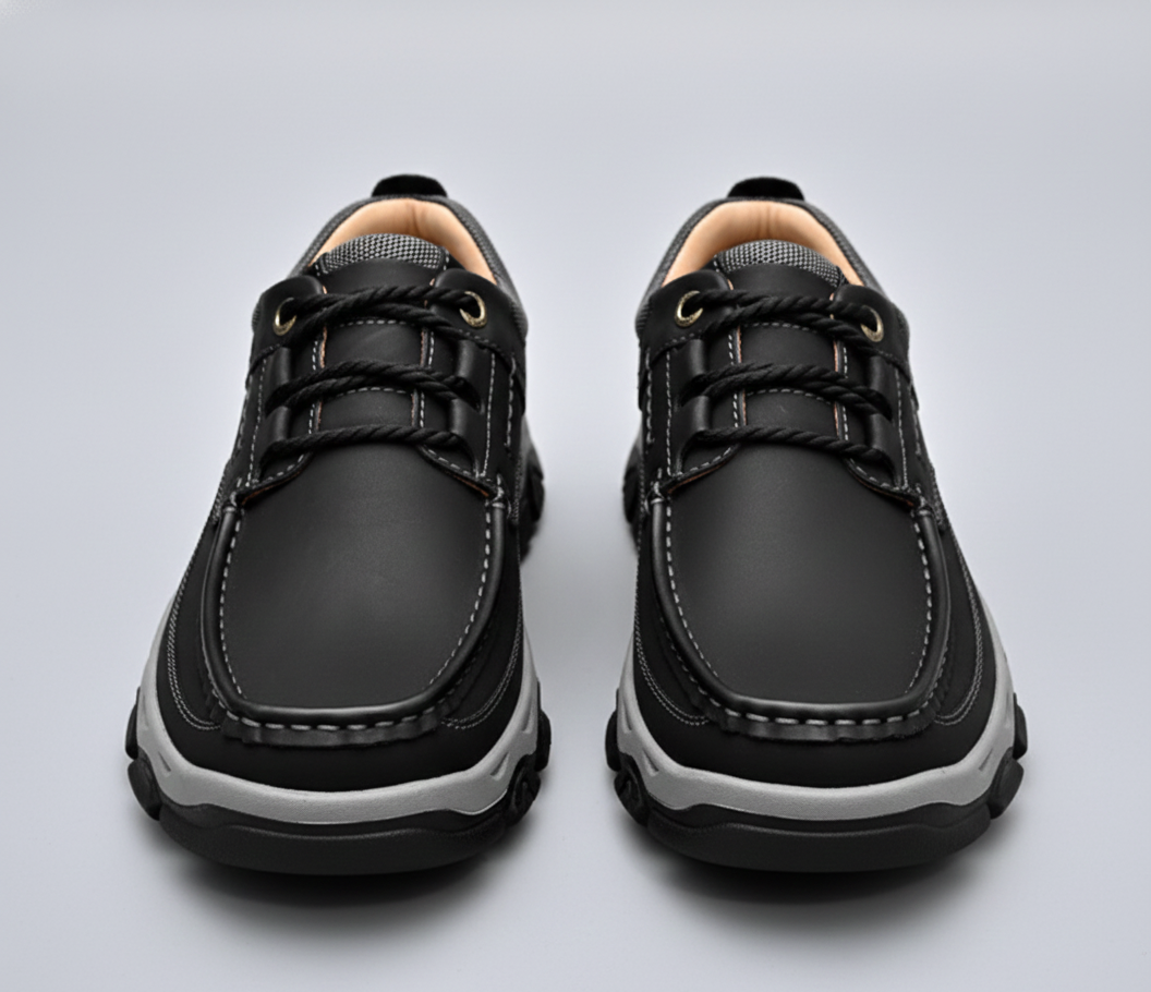 Comfortable Mens Leather Slip Resistant Loafers
