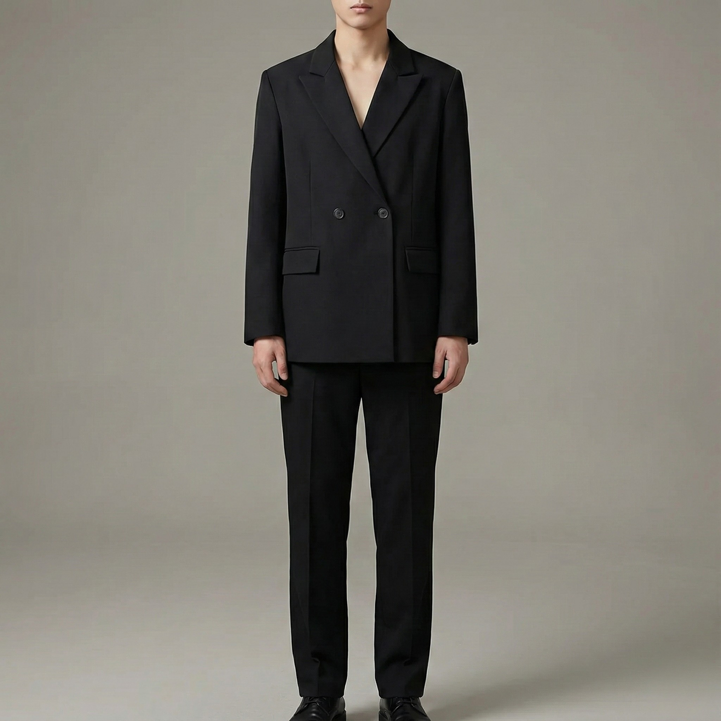Classic Fit Women's Blazer with Single Button Closure