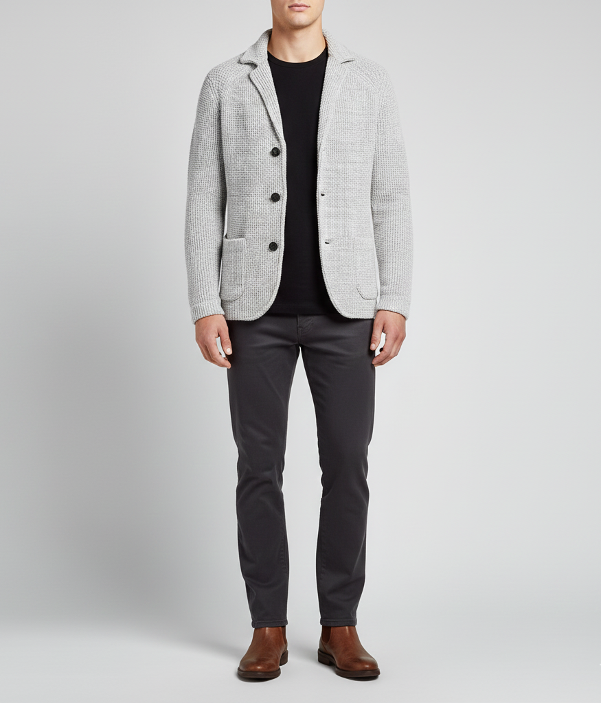 Classic Wool Men's Casual Jacket
