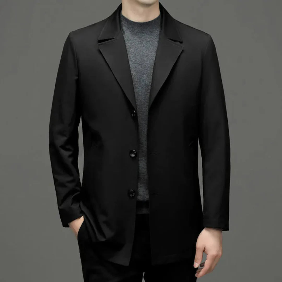 Classic Fit Notch Collar Blazer