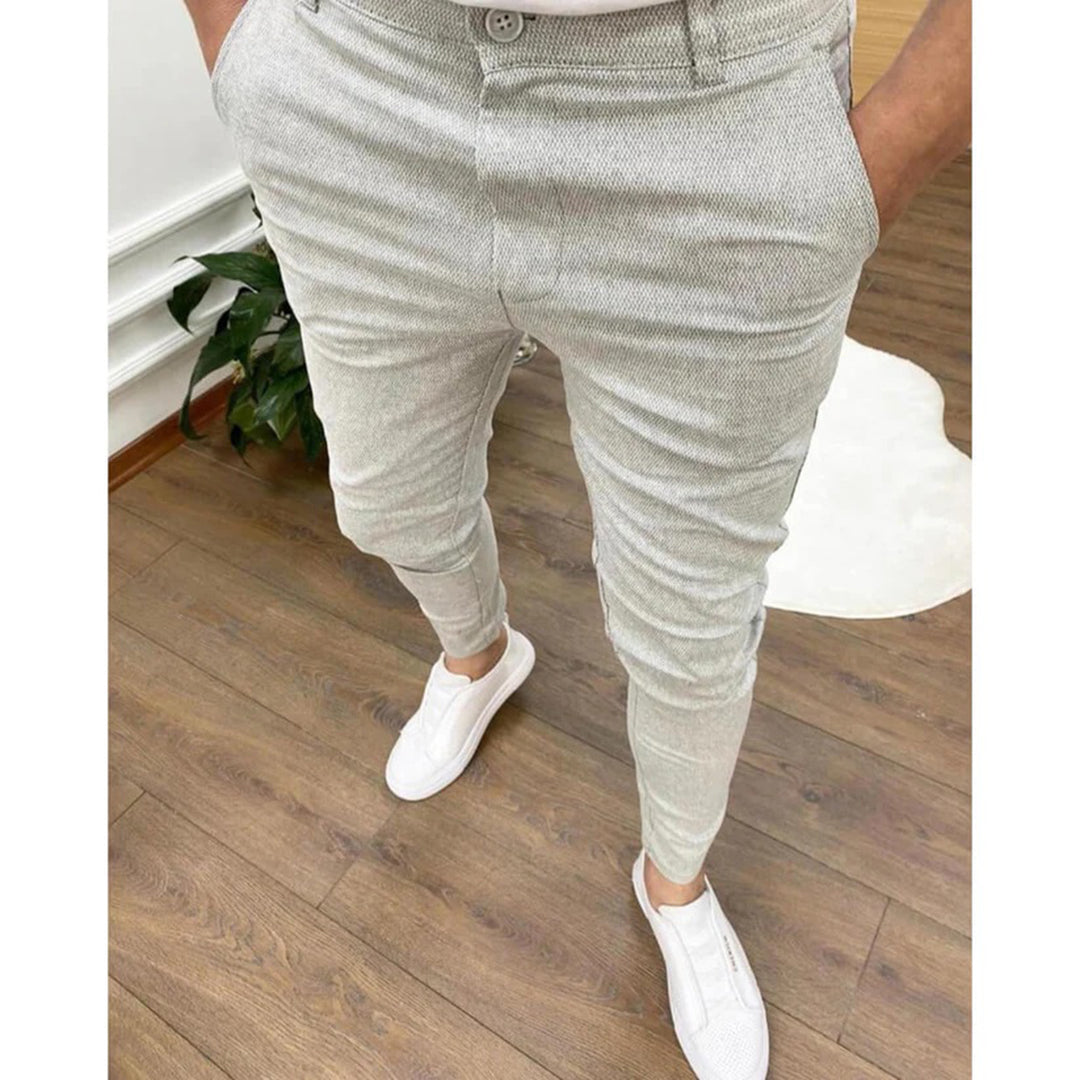 Comfortable Mens Casual Polyester Pants