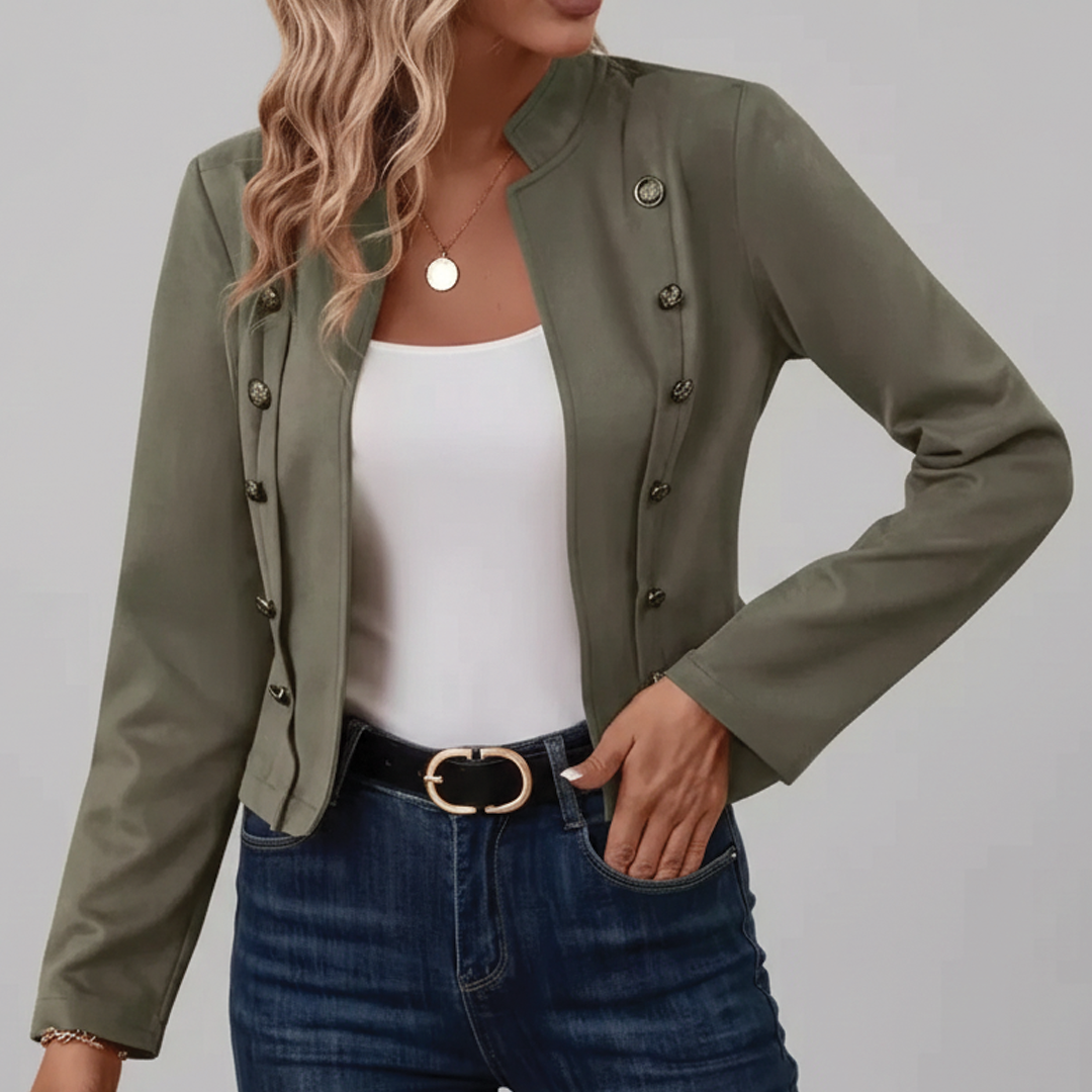 Luxurious Velvet Blazer Coat