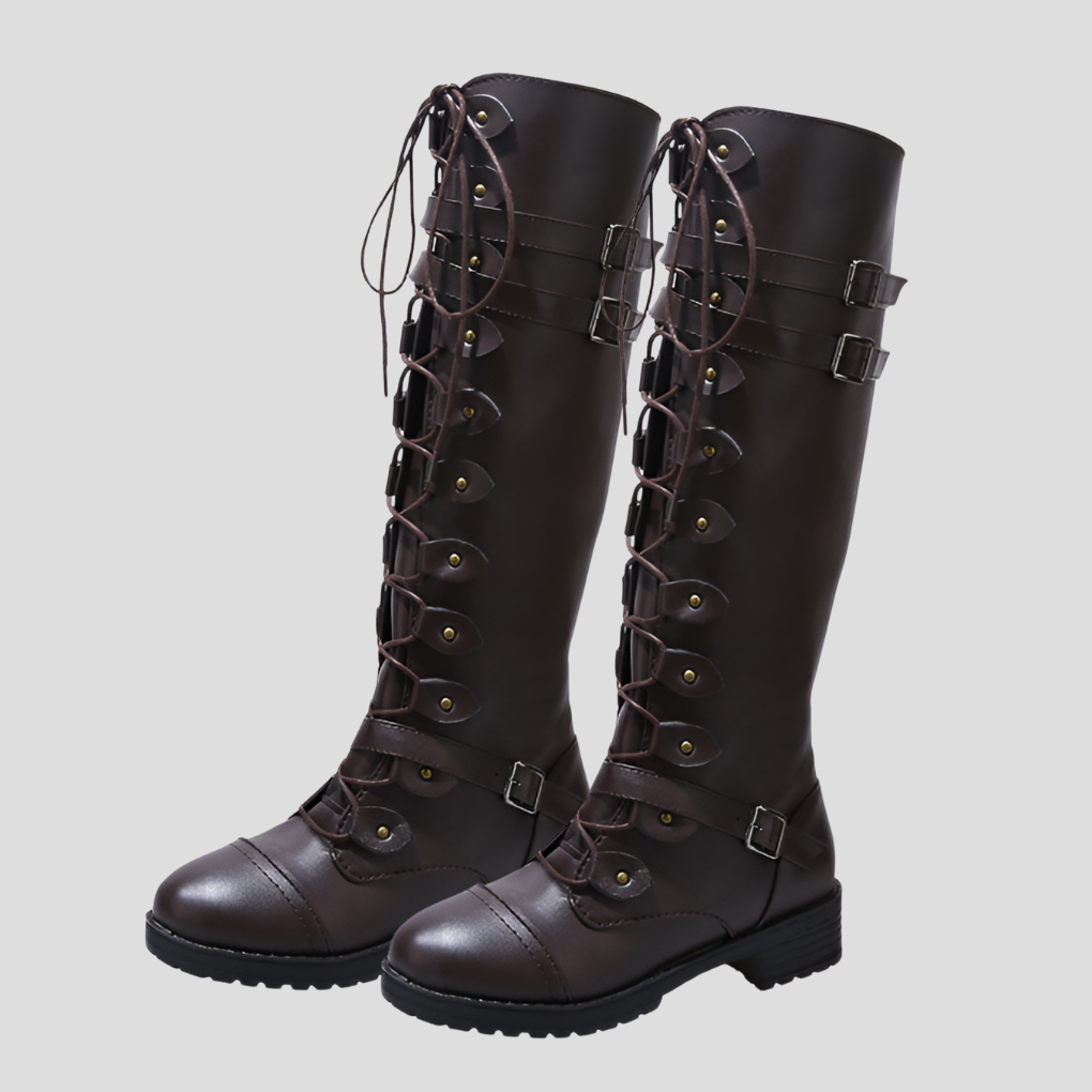 Classic Ankle Boots with Buckle for Ladies