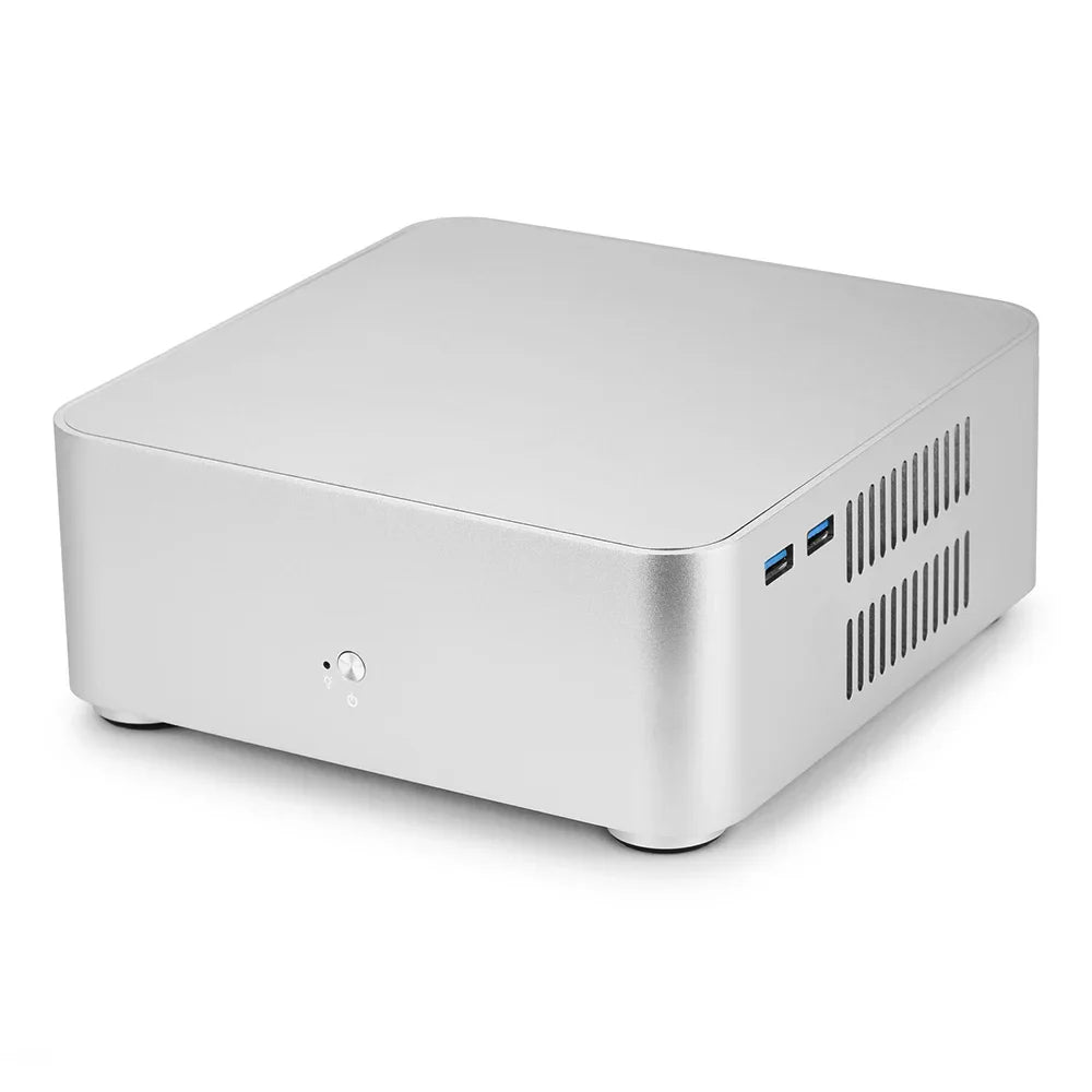 Compact Metal PC Case With Integrated Power Supply