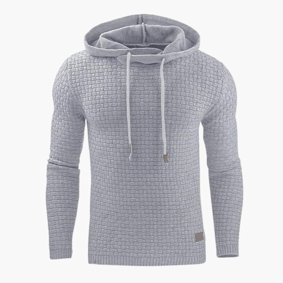 Classic Crew Neck Sweatshirt with Cuffed Bottom