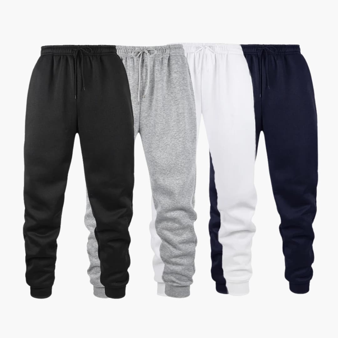 Comfortable Fit Athletic Pants with Elastic Cuffs