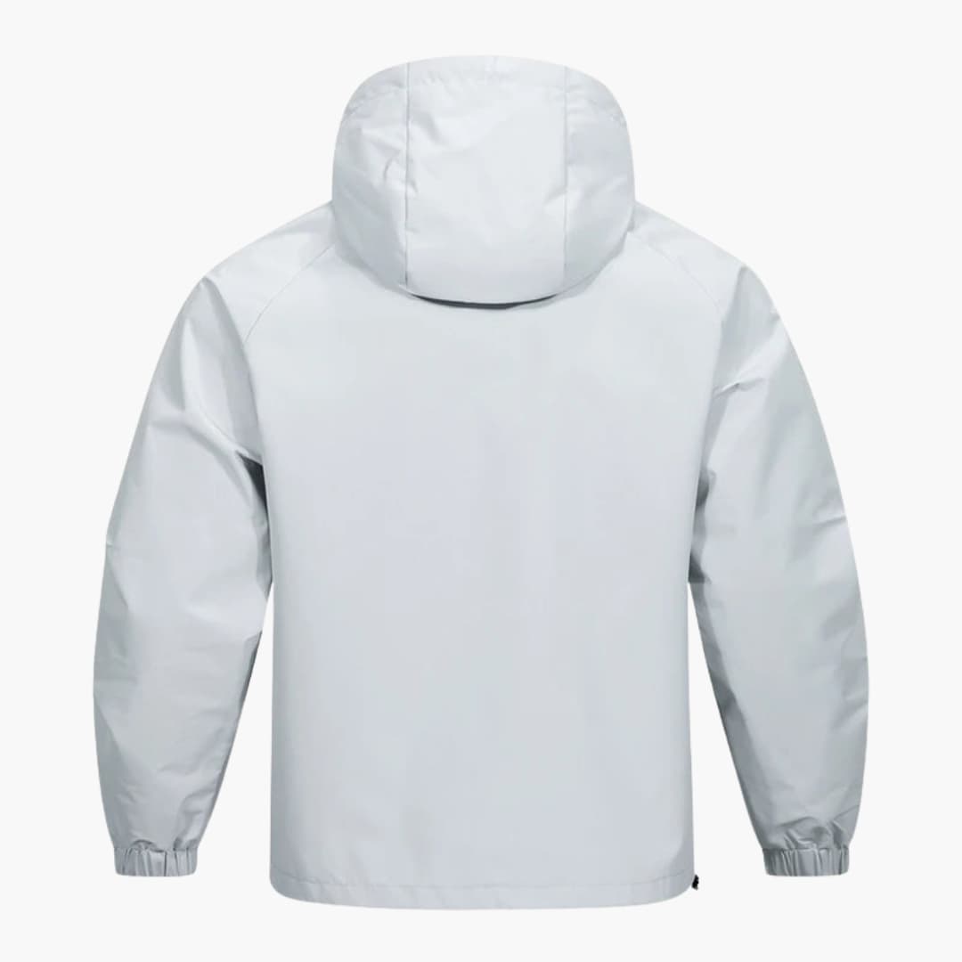 Waterproof Hooded Coat with Front Pocket