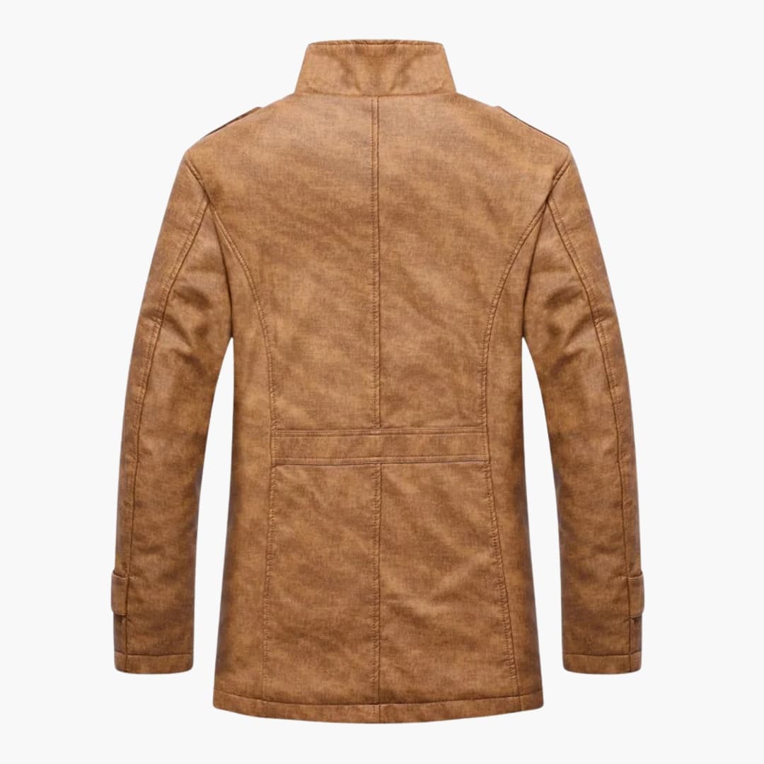 Warm Waterproof Mens Coat with Zip Pockets