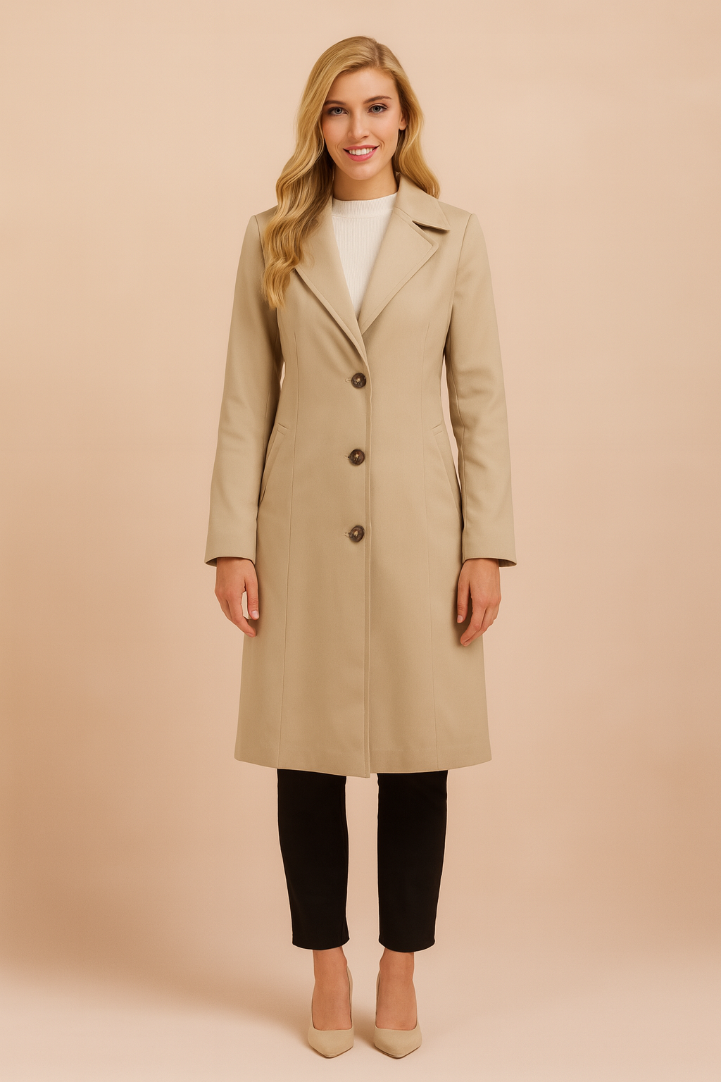 Timeless Ladies Waterproof Trench Coat