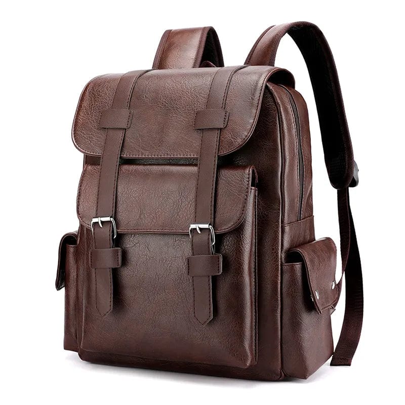 Stylish Men's Leather Daypack