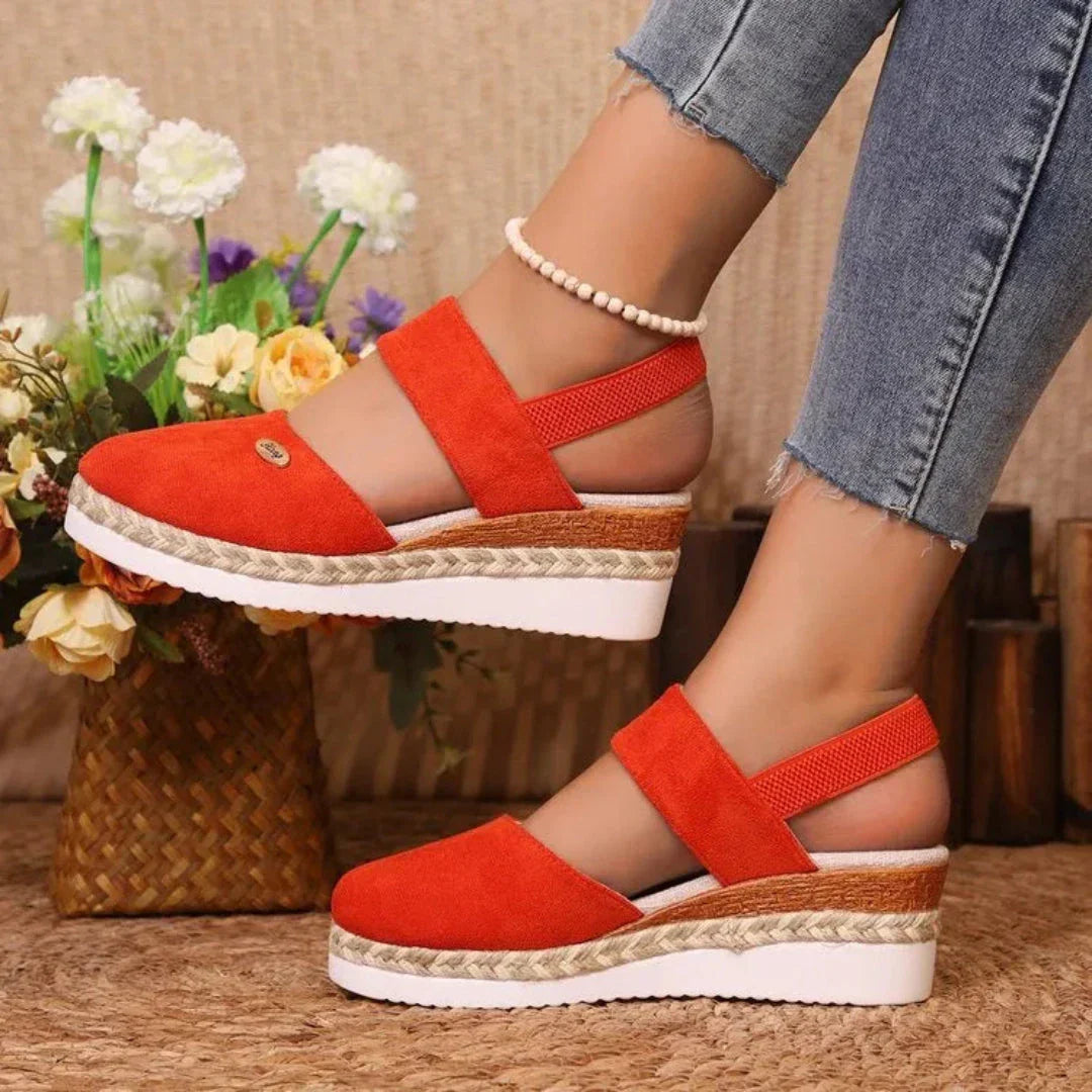 Comfortable Suede Block Heel Shoes