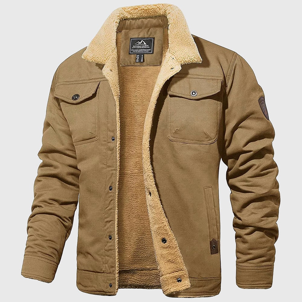 Casual Fleece Bomber Jacket