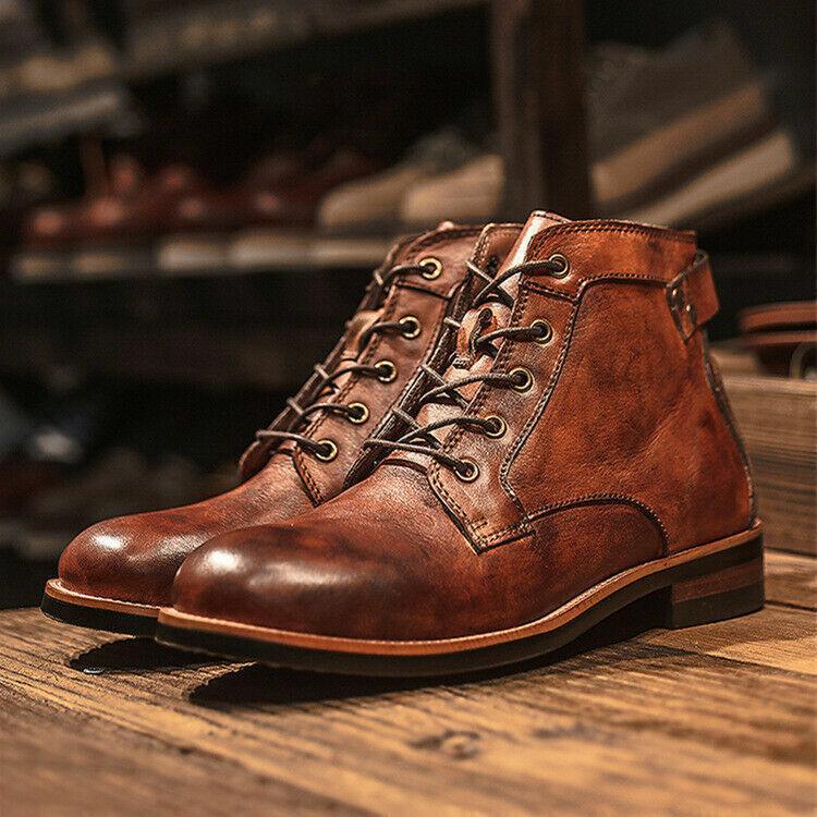 Quality Leather Ankle Boots for Men