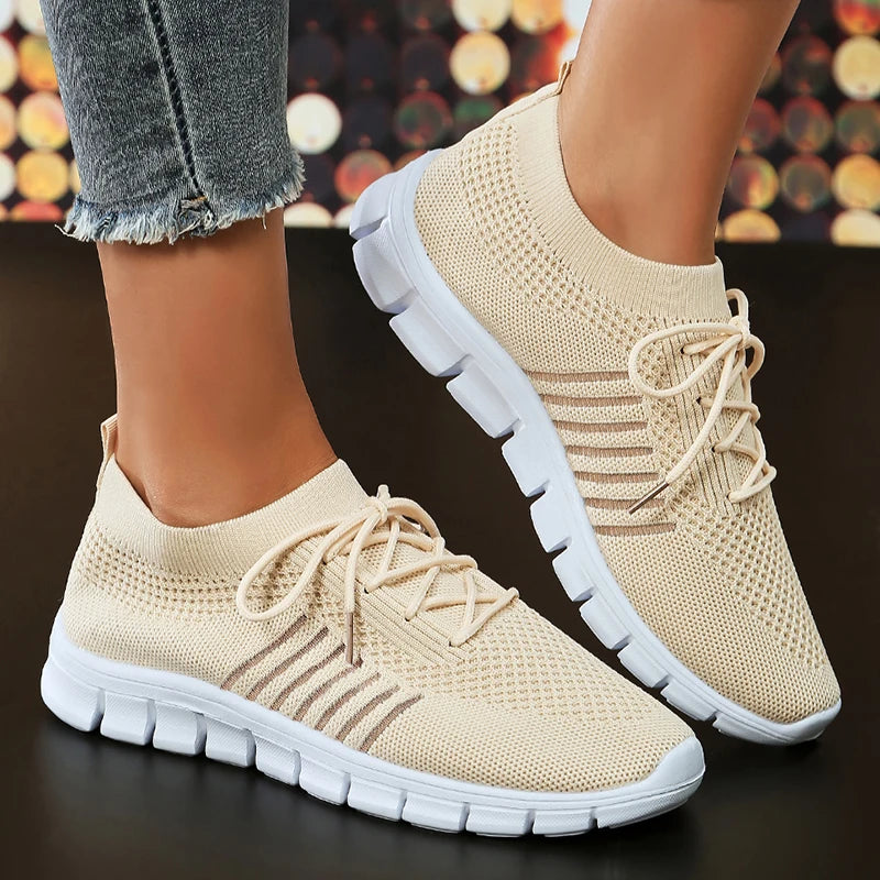 Women's Airy Athletic Shoes - Comfortable & Chic Design