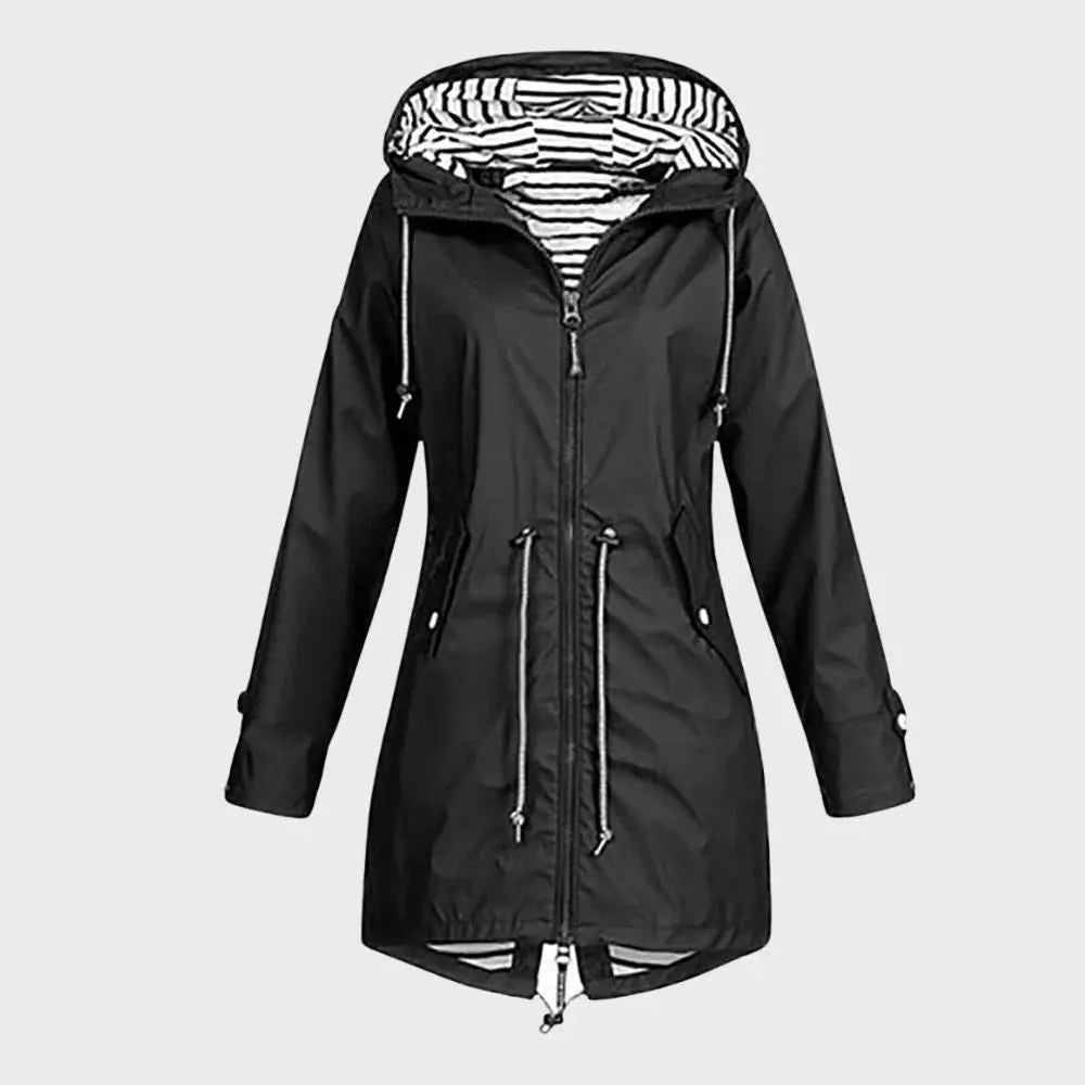 Waterproof Women's Raincoat - Versatile & Practical Jacket