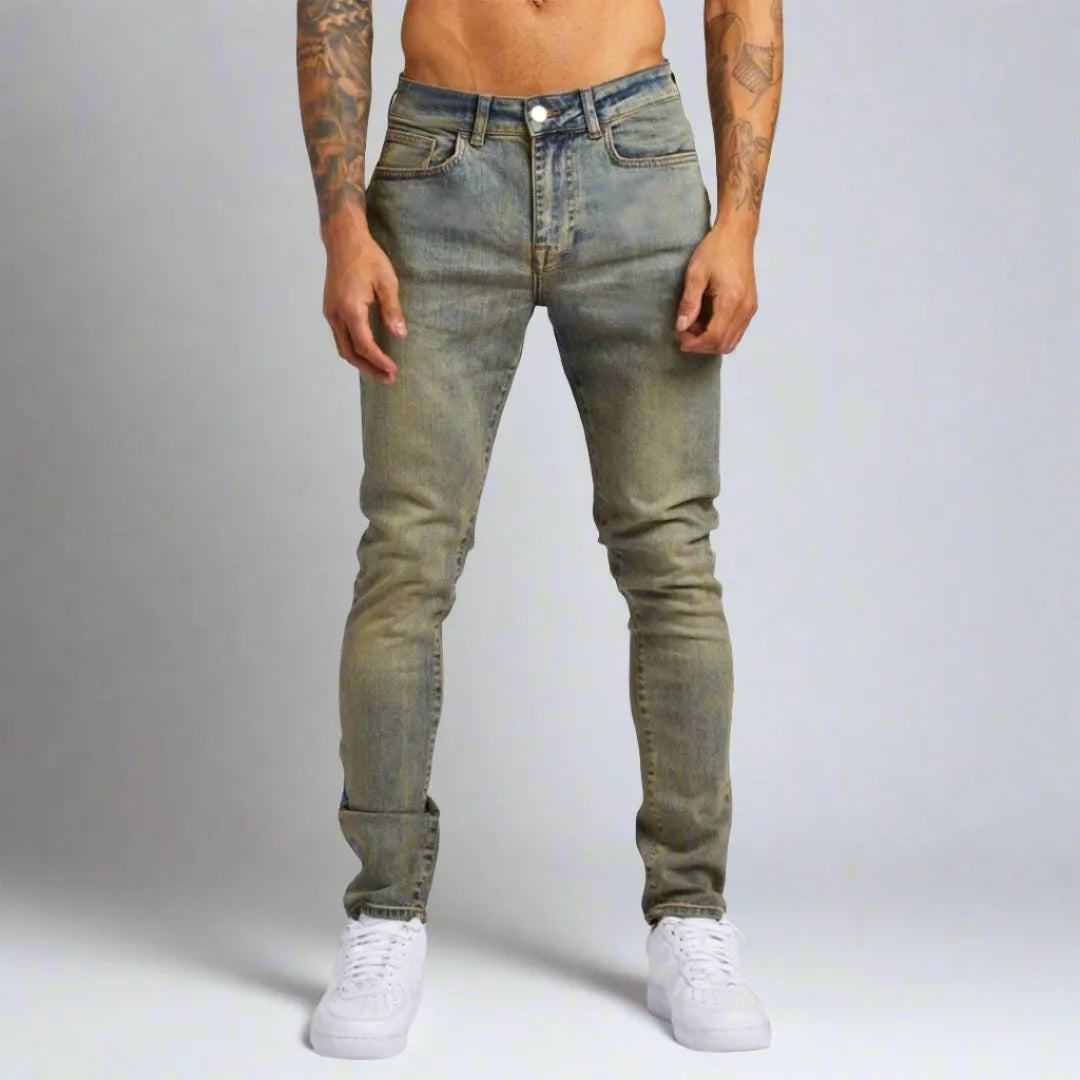 Comfortable Fit Slim Denim Jeans