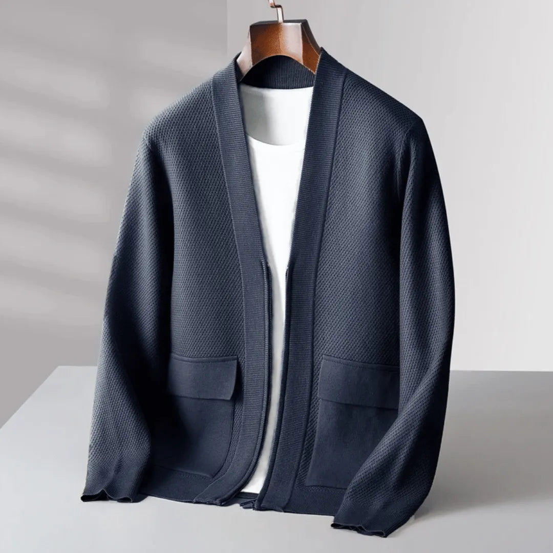 Soft Italian Wool Button Front Sweater