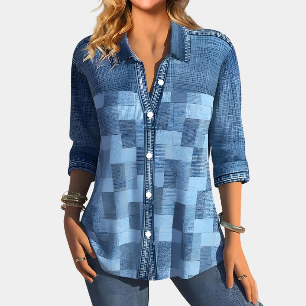 Comfortable Women's Check Shirt - Luxicro