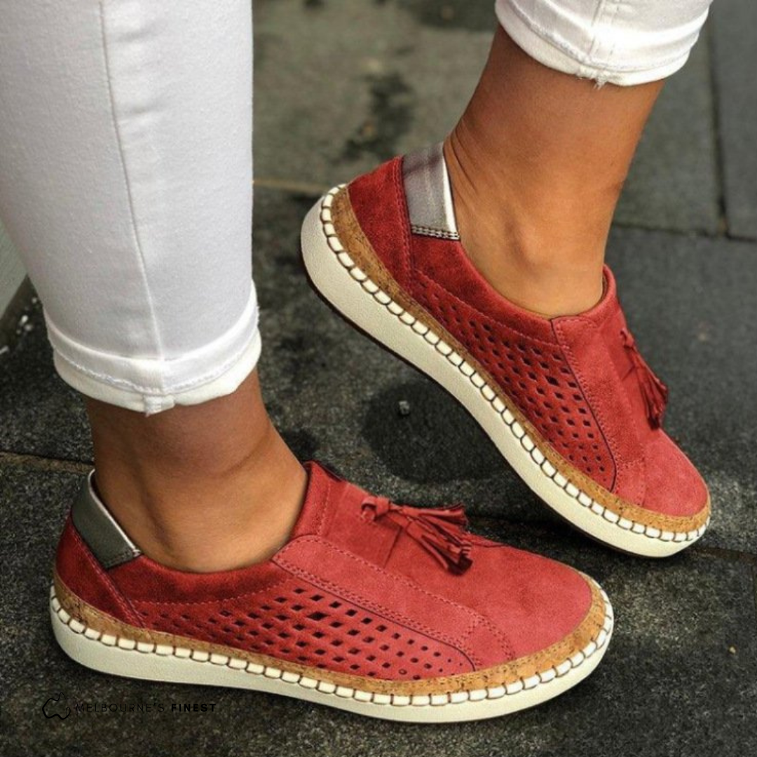 Breatable Mesh Slip On Sneakers