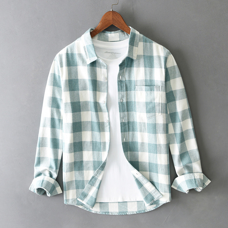 Comfortable Plaid Flannel Shirt for Men