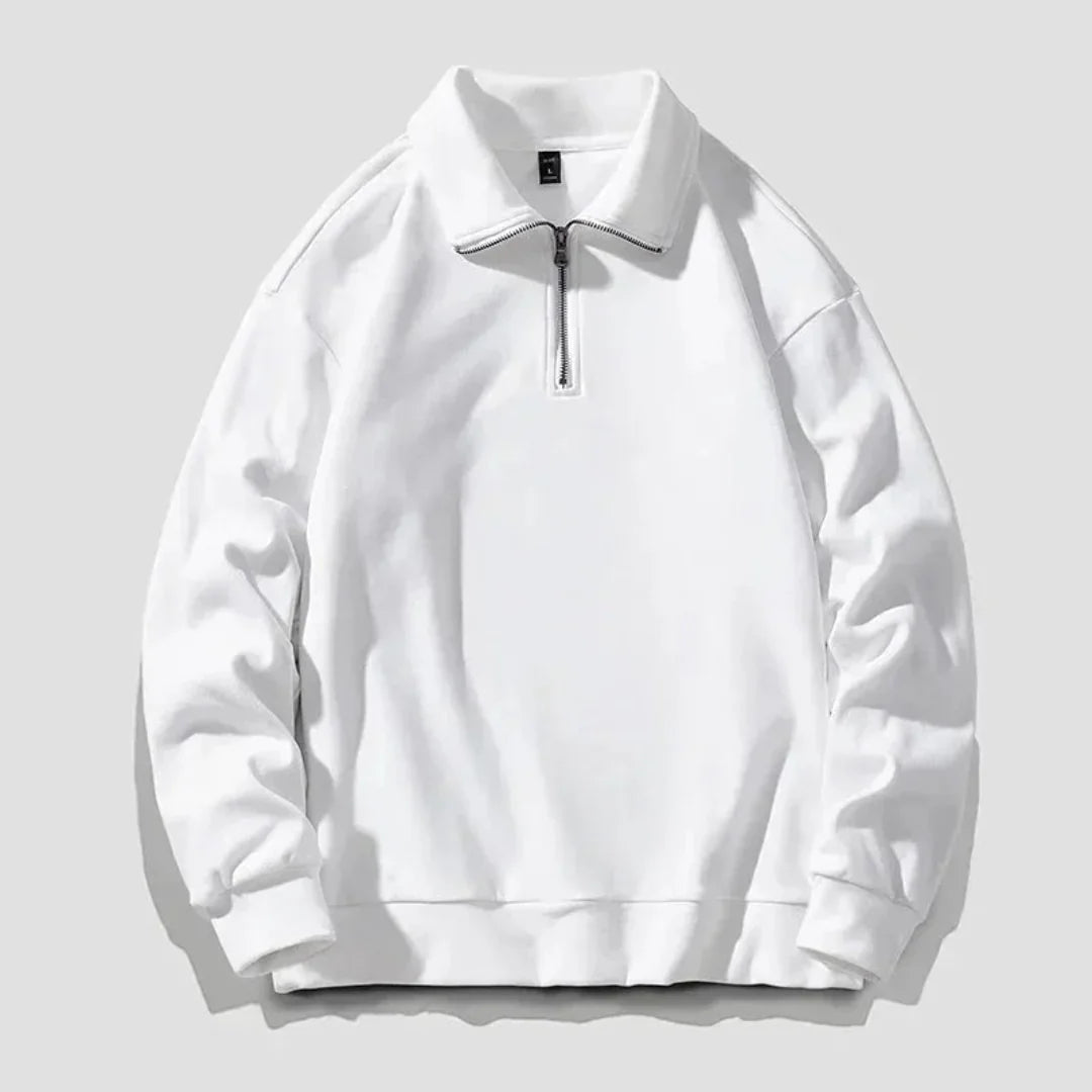 Fleece Quarter Zip Pullover Sweatshirt