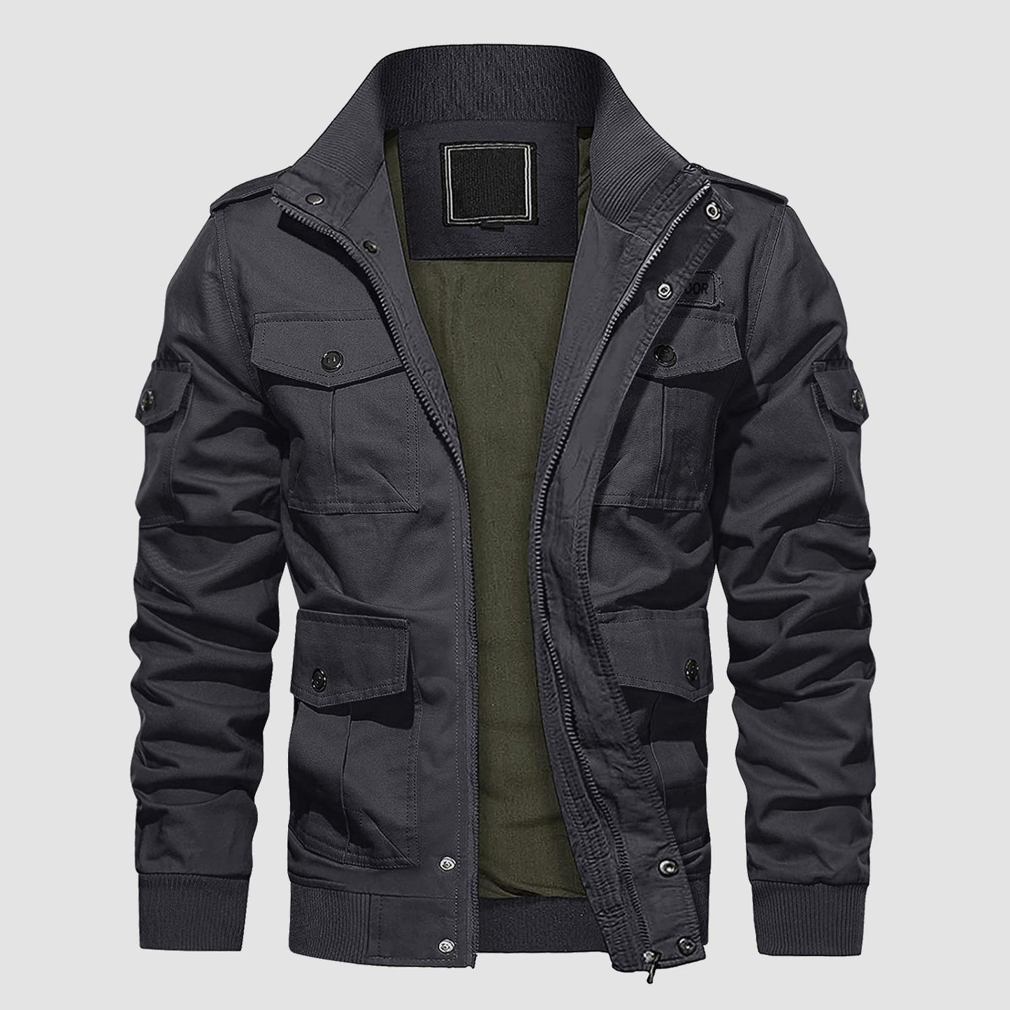 Rugged Outdoor Cotton Jacket for Men