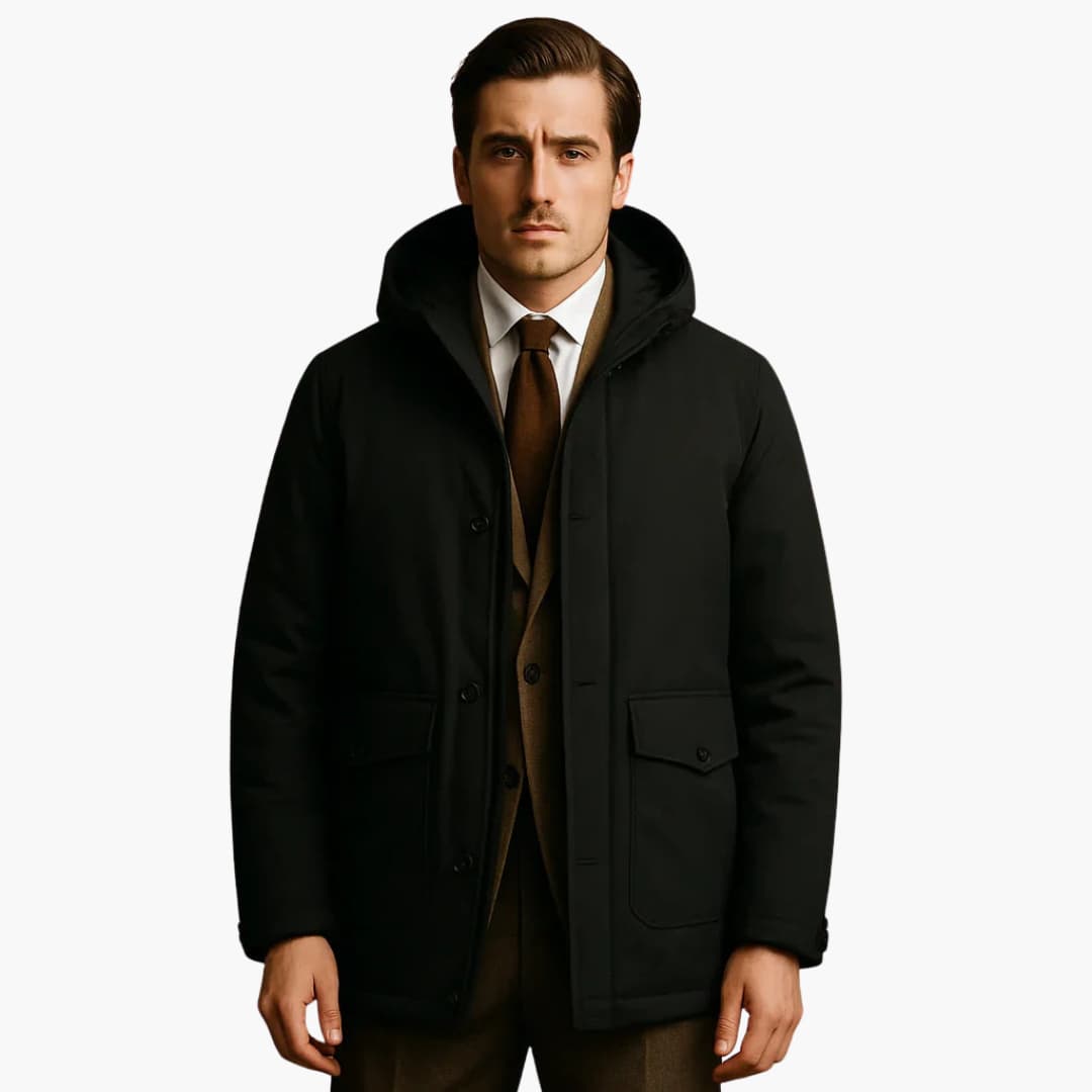 Warm Waterproof Men's Down Puffer Coat