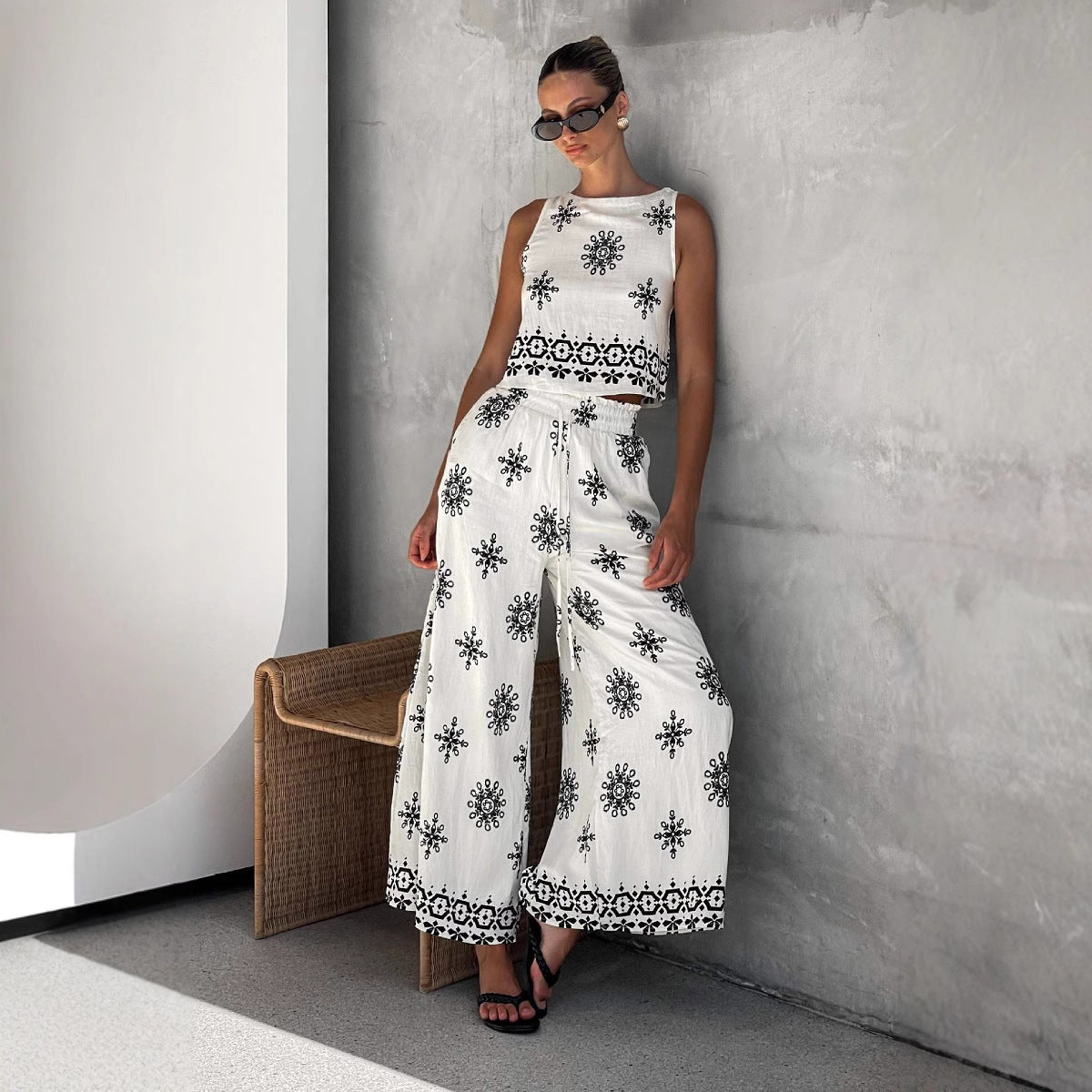 Ladies Summer 2 Piece Outfit Set - EasyApparels