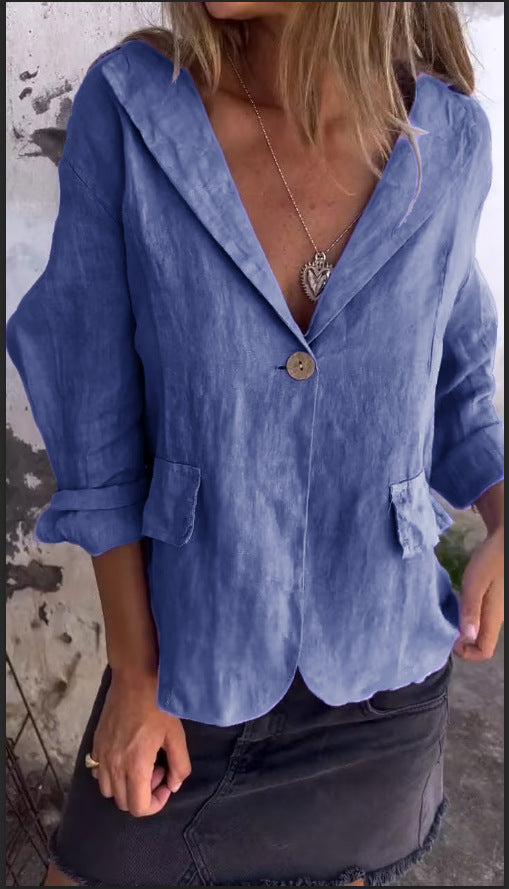 Casual Fit Women's Blazer Jacket