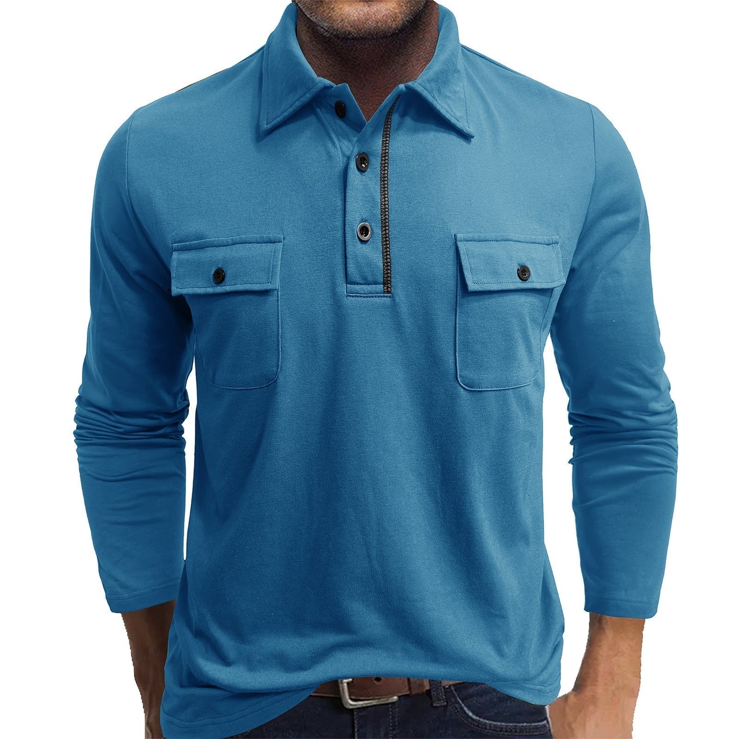 Classic Fit Men's Polo Shirt with Pocket