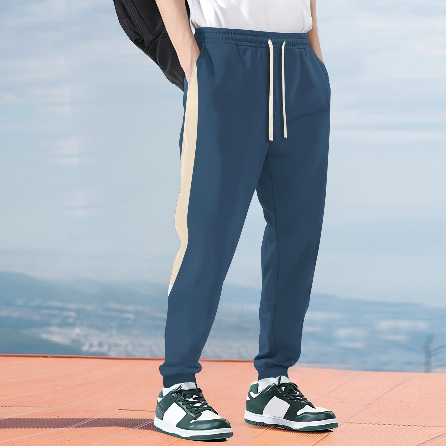 Comfortable Men's Jogger Pants with Elastic Cuff
