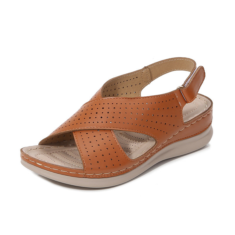 Comfortable Women's Cross Strap Sandals