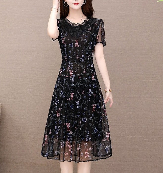 Women's Pretty Floral Summer Dress - EasyApparels