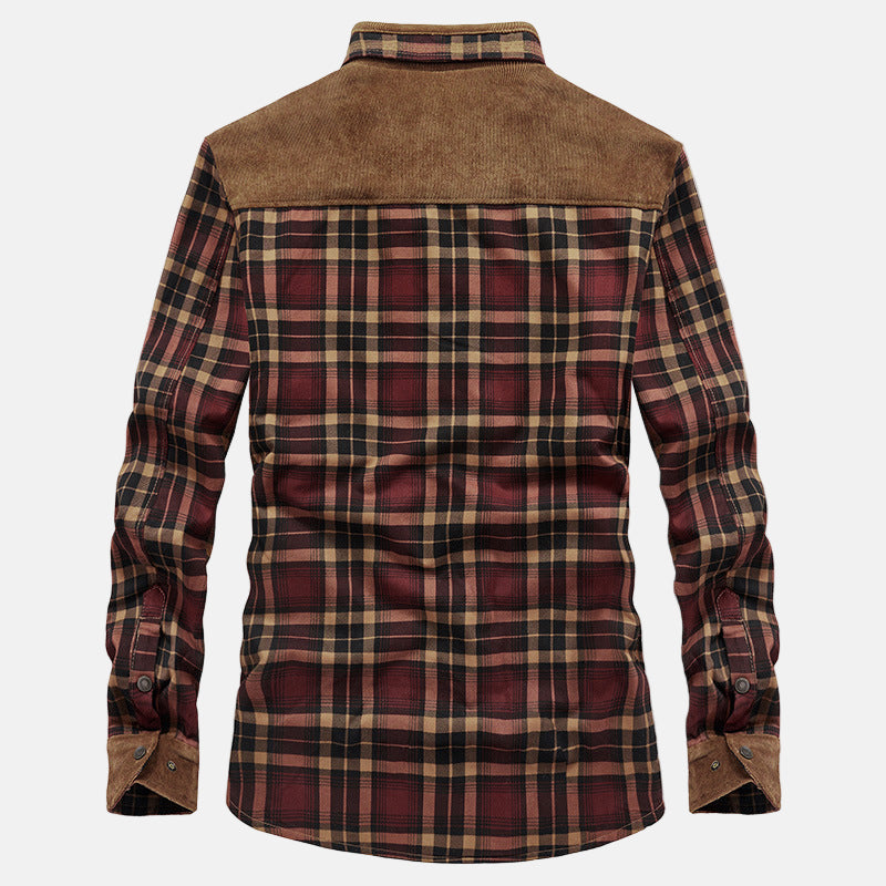 Rustic Plaid Flannel Shirt