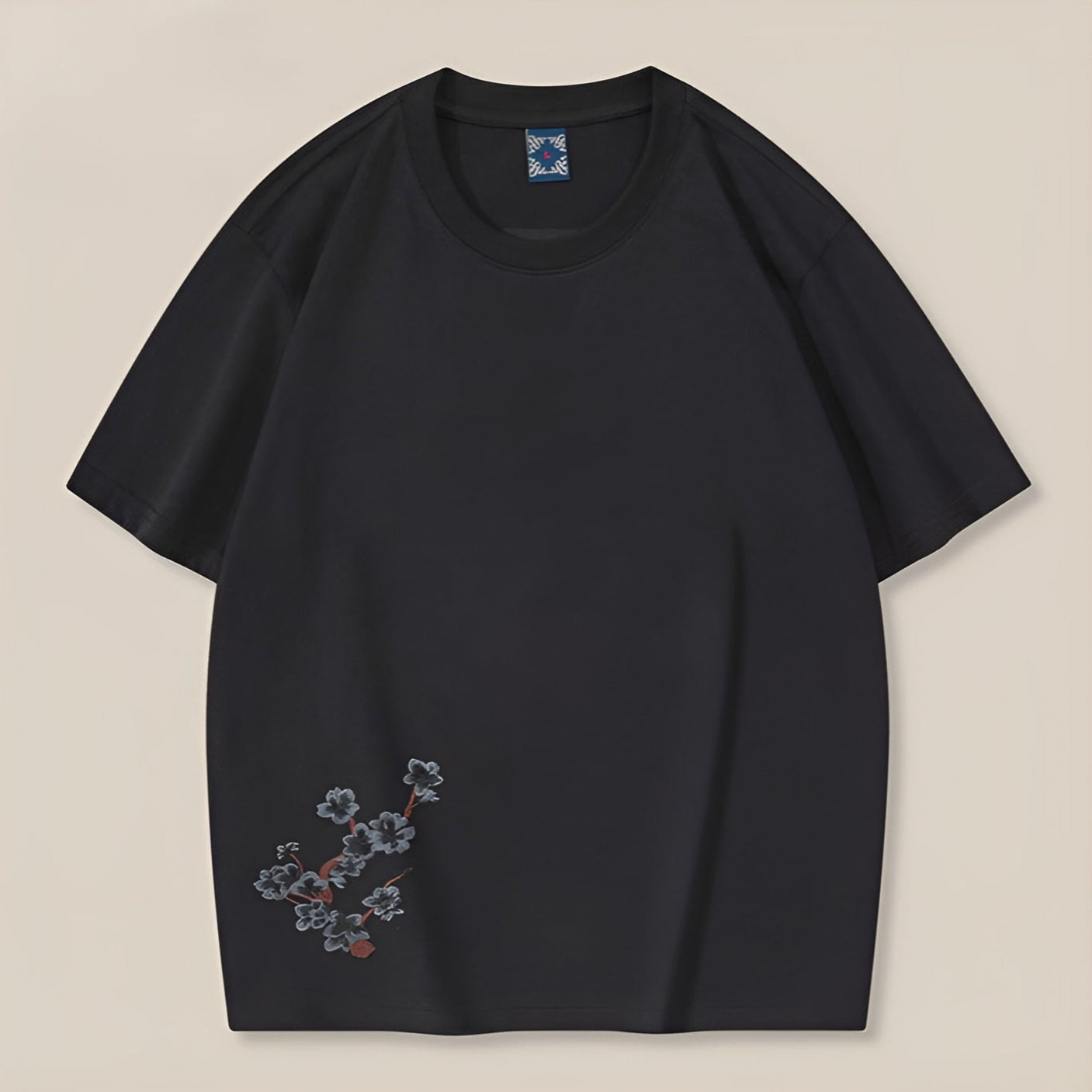 Floral Pattern Casual Tee