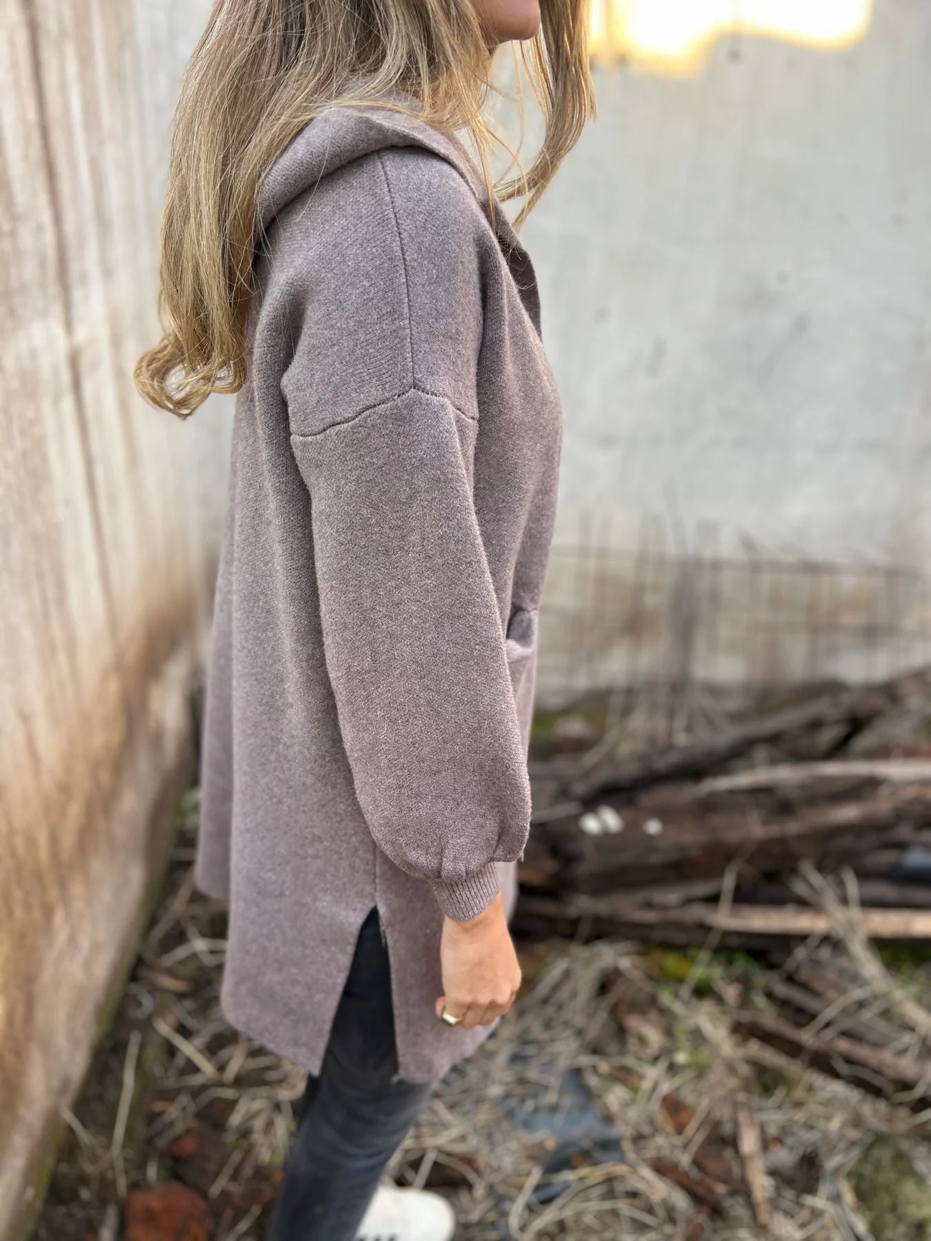 Cozy Hooded Sweater for Daily Wear