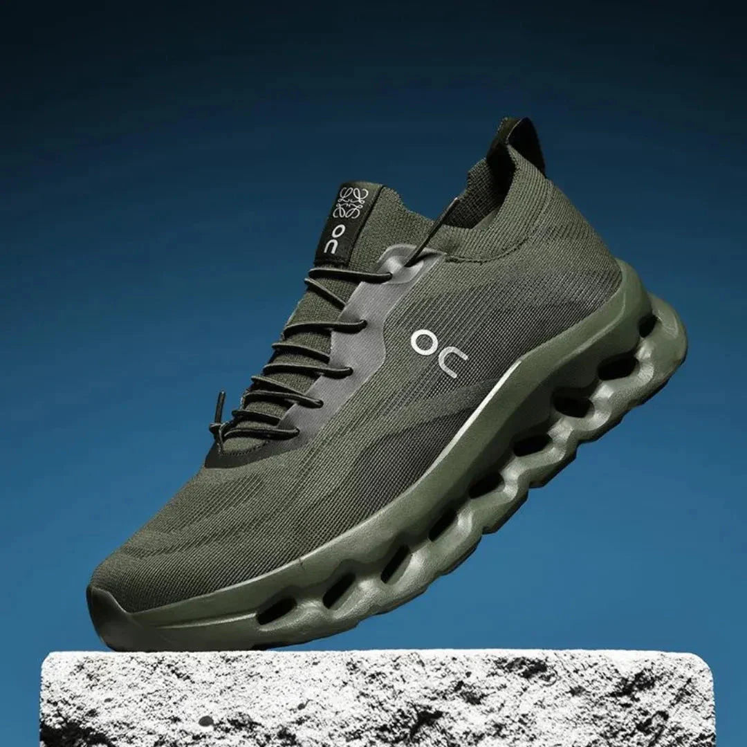 Black Running Lace Up Shoes - EasyApparels