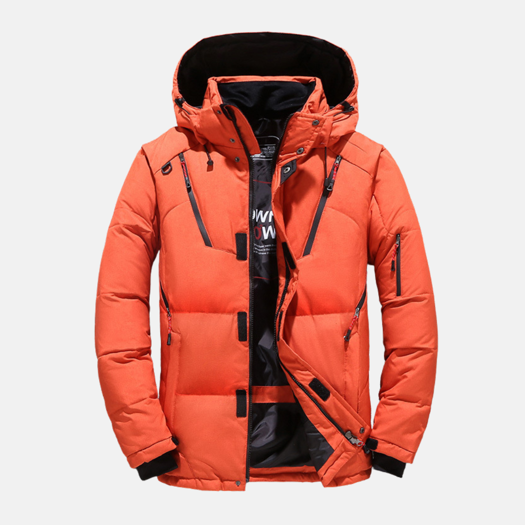 Comfortable Hooded Padded Down Coat