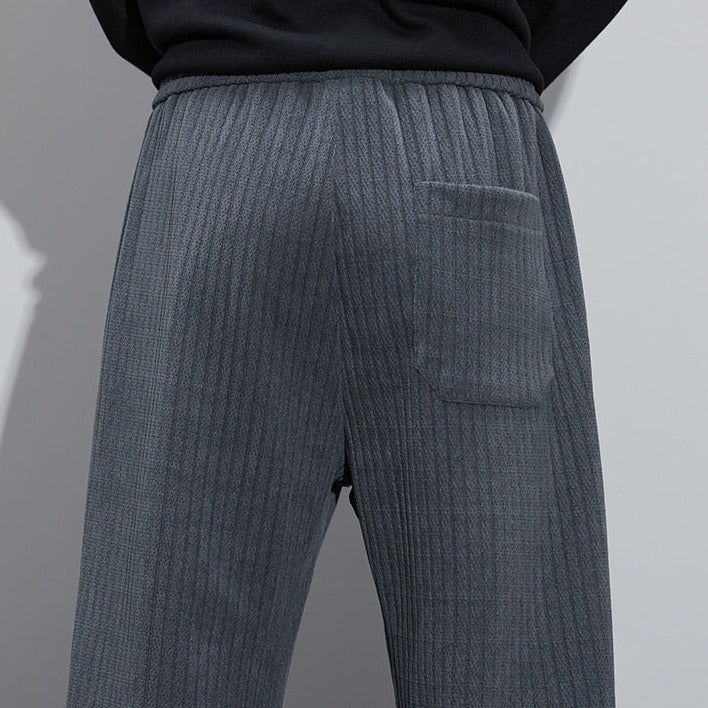Luxurious Black Velvet Trousers