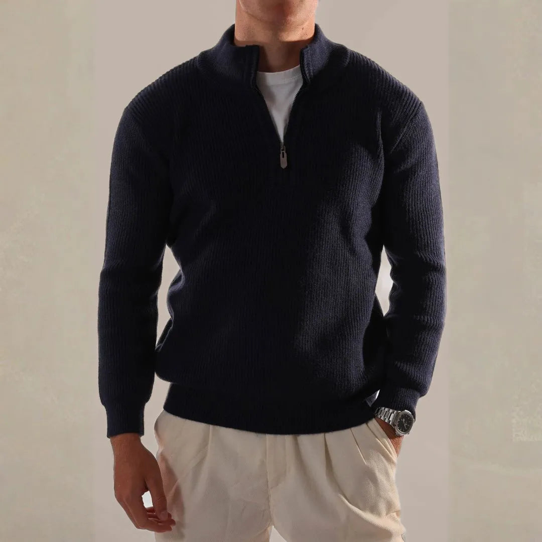Men's Classic Zip Up Sweater