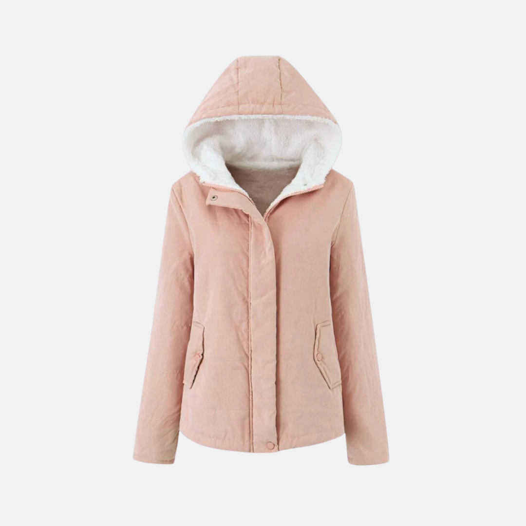 Warm Womens Padded Fleece Jacket